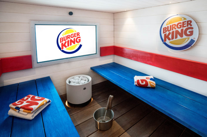 Burger King sauna